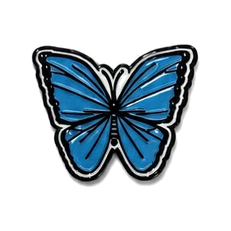 Blue Butterfly - Metal Sticker