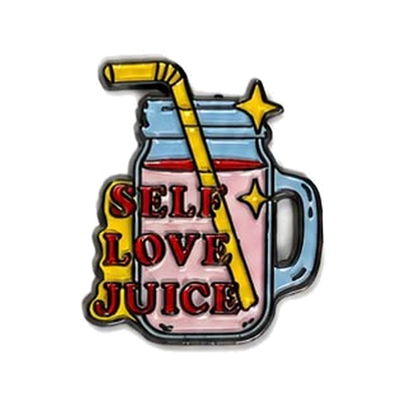 Self Love Juice Jar - Metal Sticker