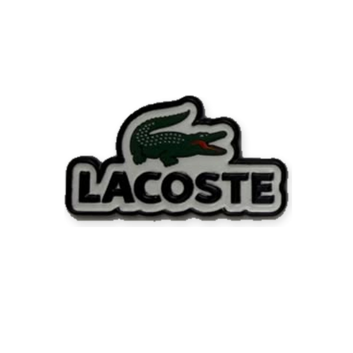 Lacoste Logo metal sticker