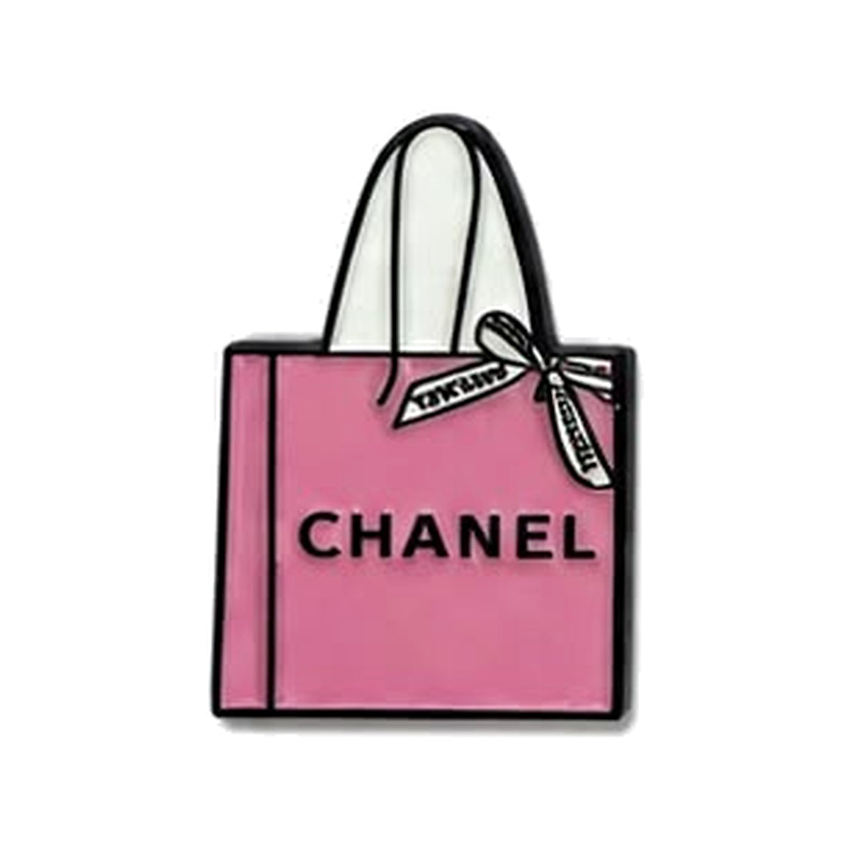 Chanel Pink Shopping Bag - Metal Sticker product image