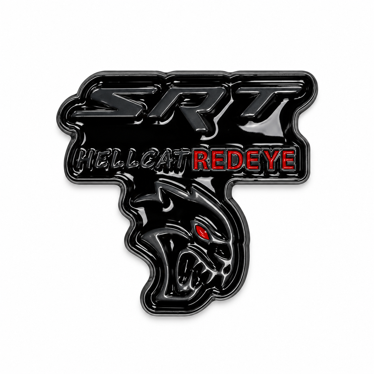 SRT Redeye Emblem — Metal Phone Sticker