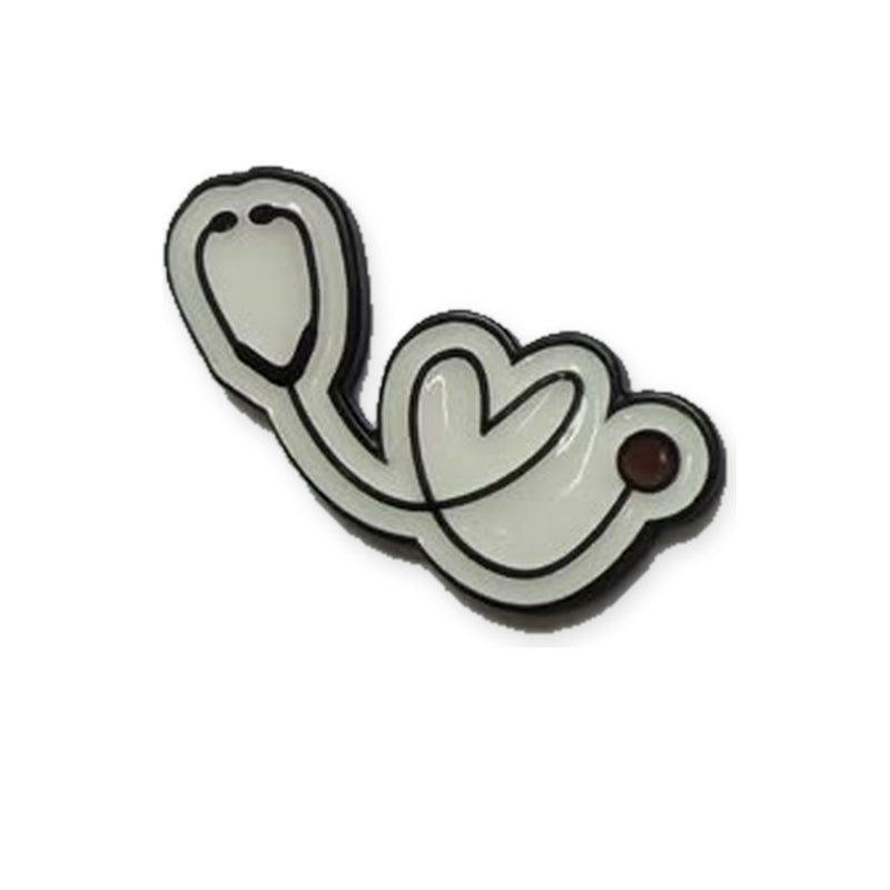 Stethoscope Heart - Metal Sticker