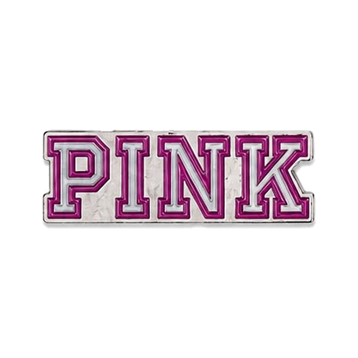 Pink Varsity Word - Metal Sticker product image
