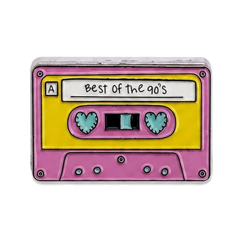 Best of the 90s Cassette - Metal Sticker