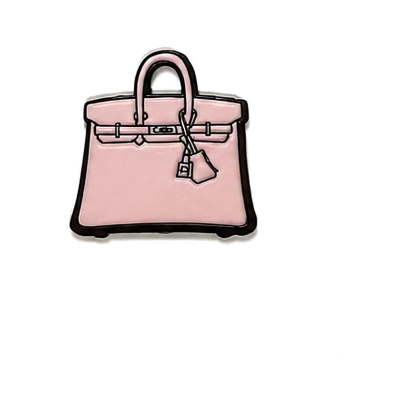 Pink Luxury Handbag - Metal Sticker
