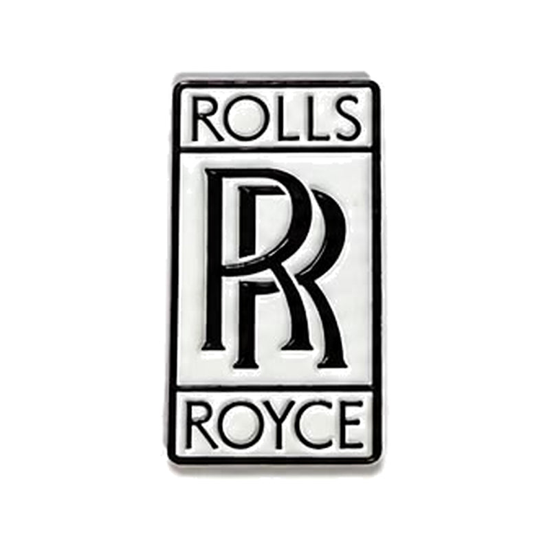 Rolls-Royce Monogram - Metal Sticker