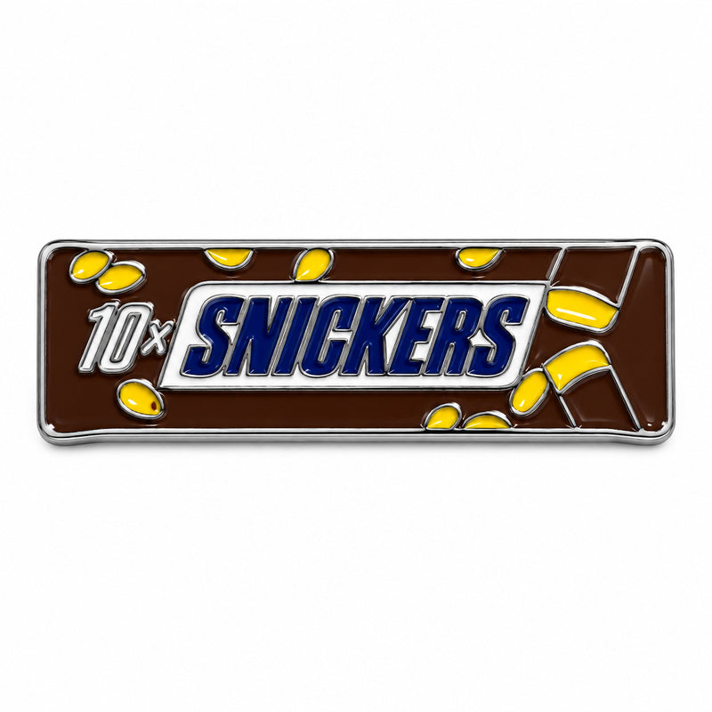 Snickers Chocolate Bar - Metal Sticker