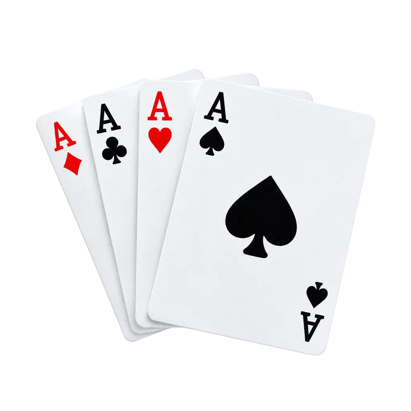Four Aces Cards Set - Metal Sticker