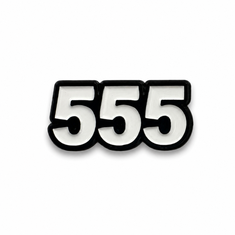 555 Angel Number - Metal Sticker