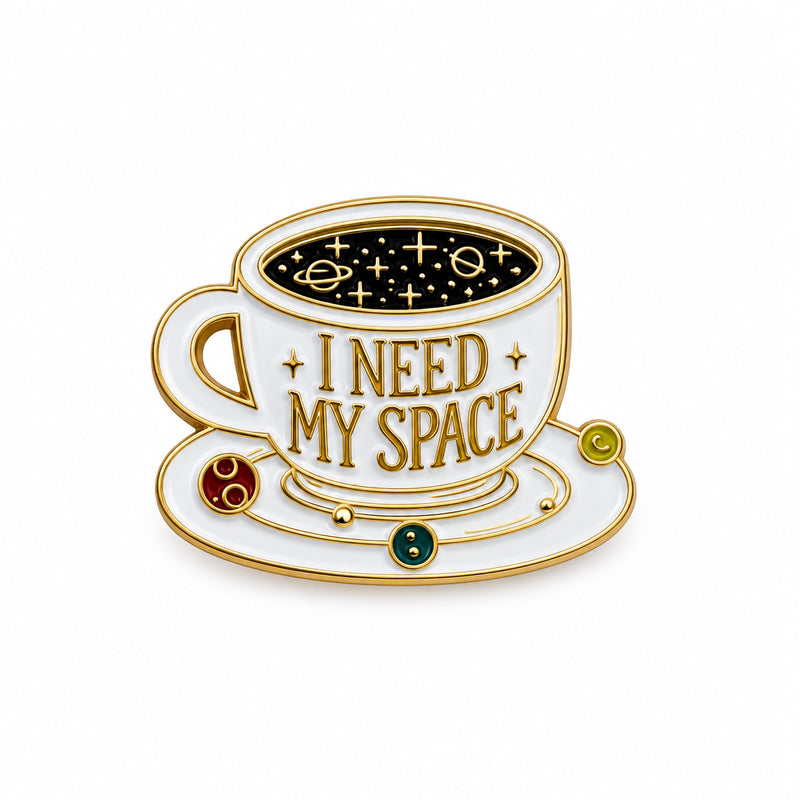 I Need My Space — Metal Phone Sticker