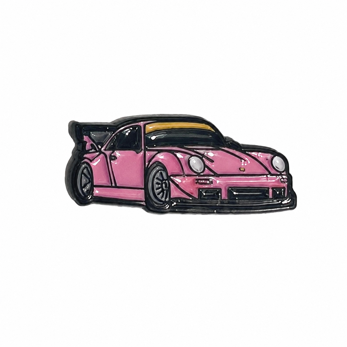 Porsche 911 Pink - Metal Sticker