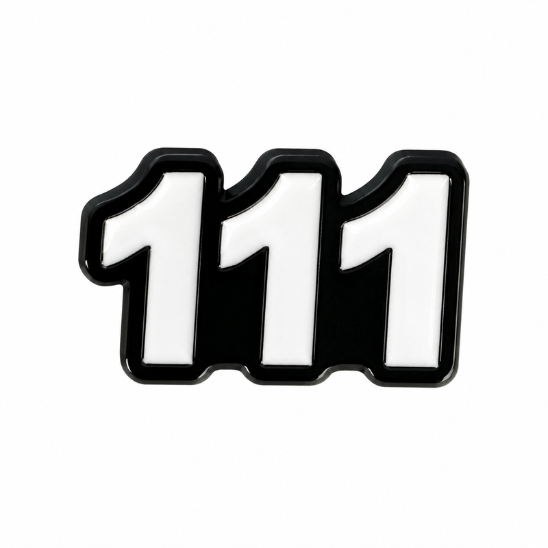 111 - Metal Sticker