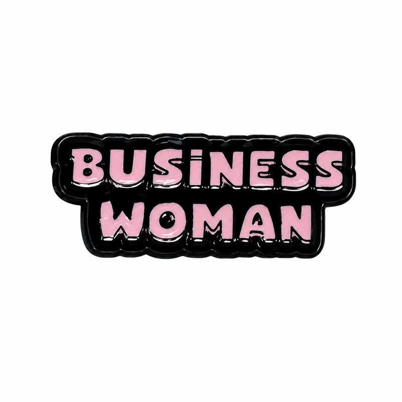 Business Women - Metal Sticker