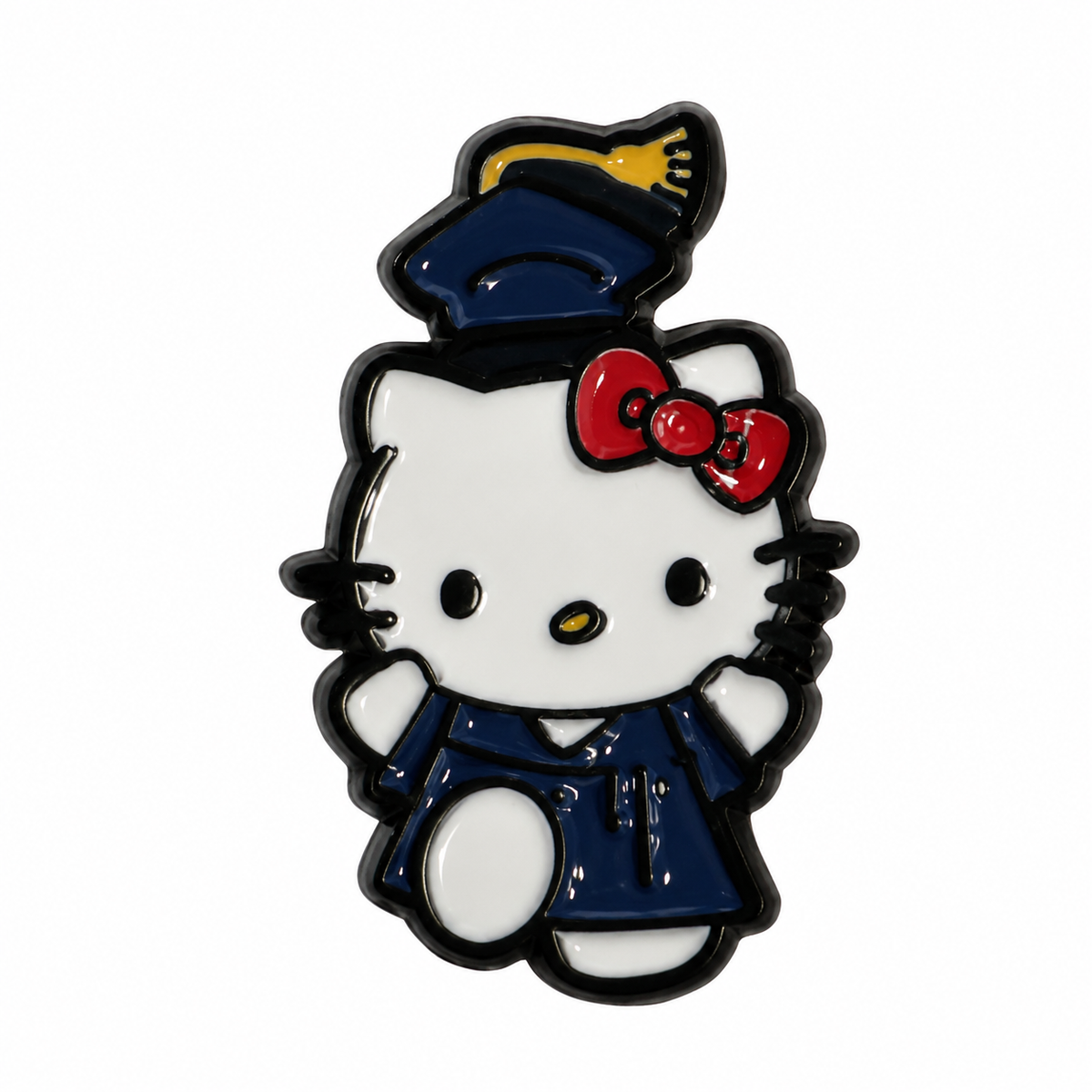 Hello Kitty graduation - Metal Sticker