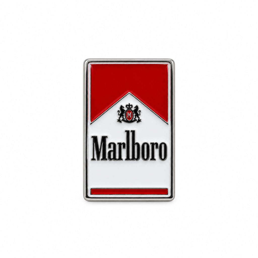 Marlboro Cigarettes Packet - Metal Sticker