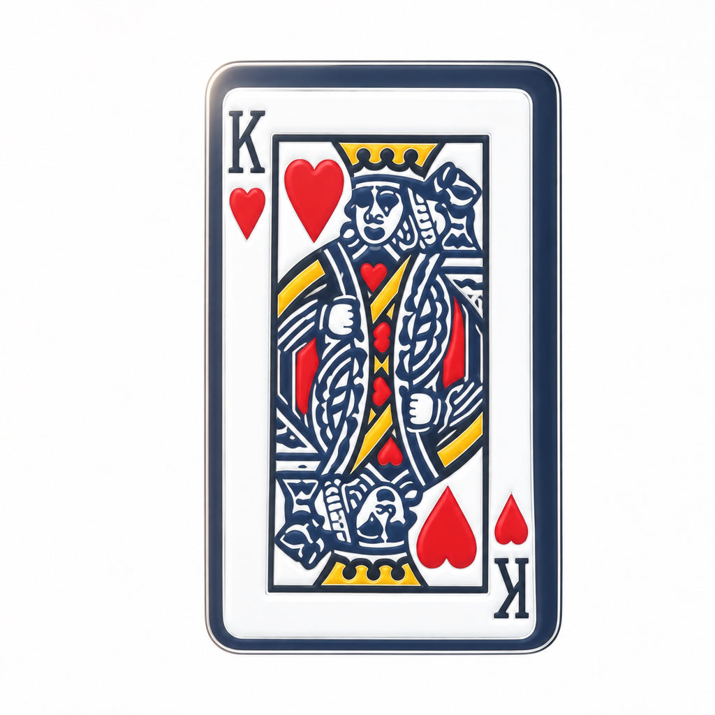 King Card - Metal Stickers