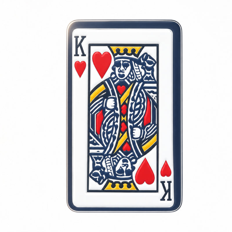 King Card - Metal Stickers