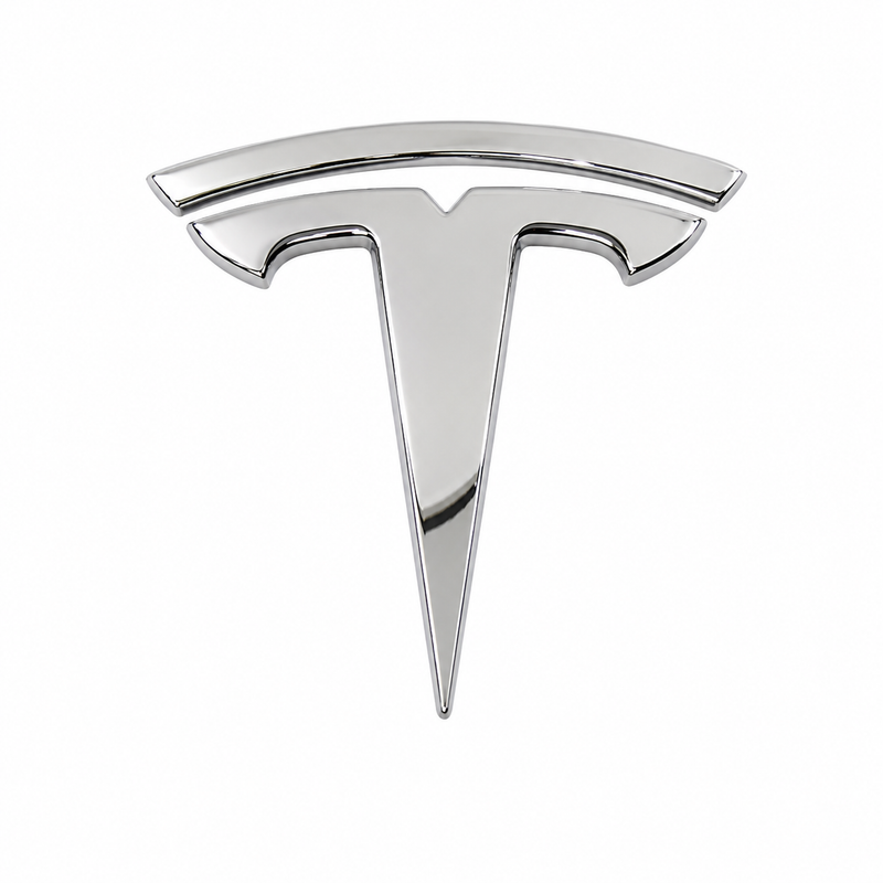 Tesla Logo - Metal Sticker