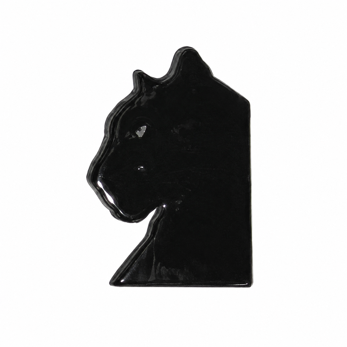 Black Panther Head - Metal Sticker