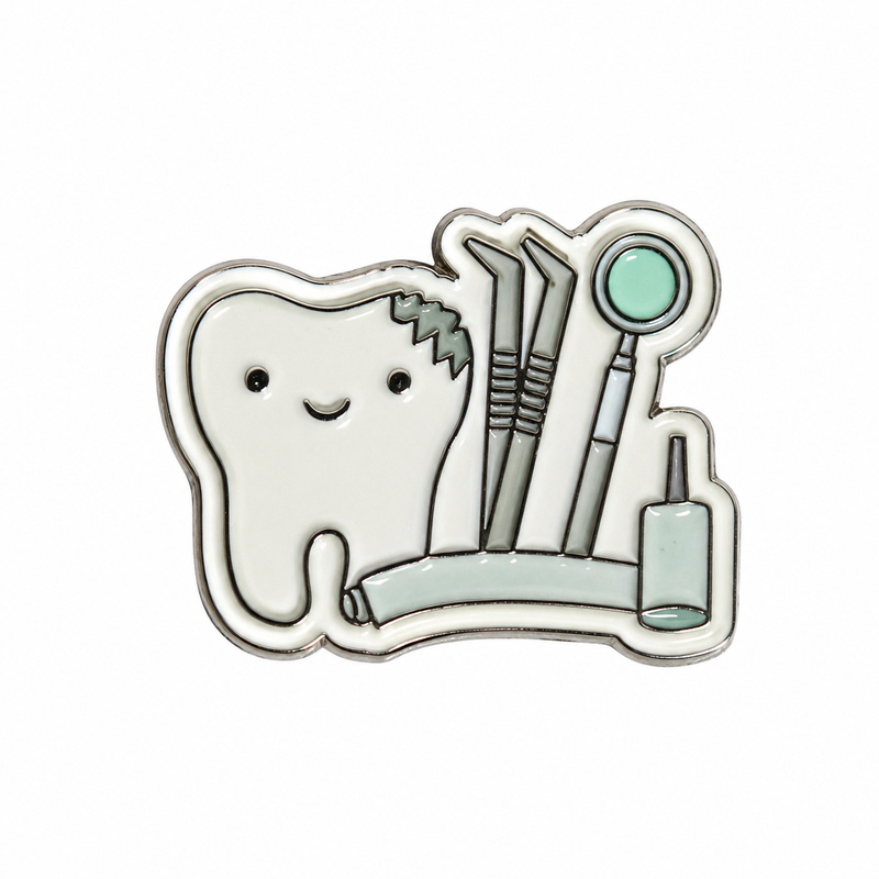 Dental Care - Metal Sticker