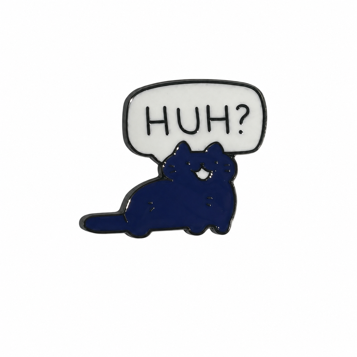 Huh Cat - Metal Sticker