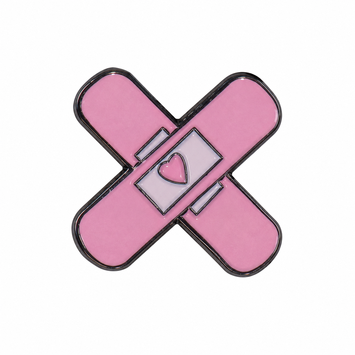 Pink Bandage - Metal Sticker