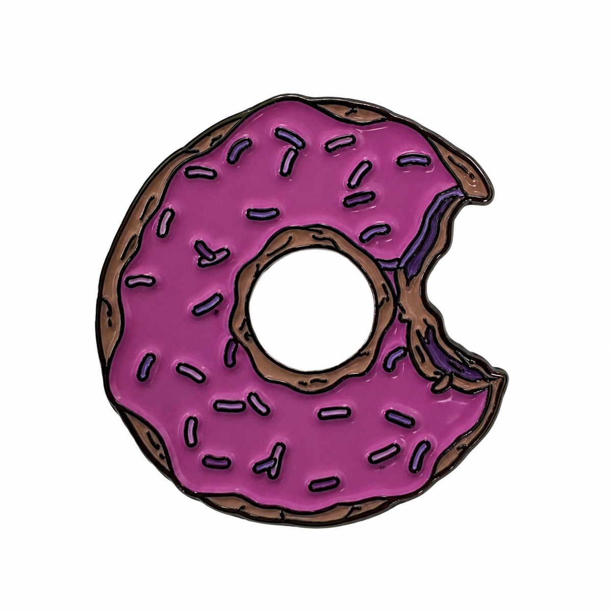 Pink Donut - Metal Sticker
