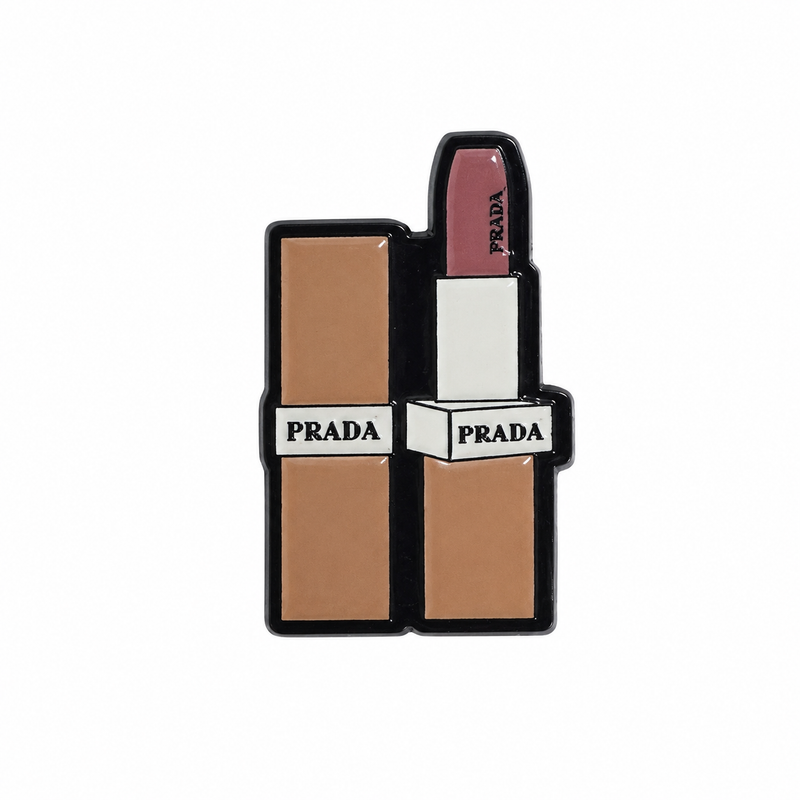 Prada Lipstick - Metal Stickers