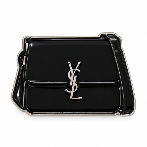 Black YSL Handbag — Metal Phone Sticker