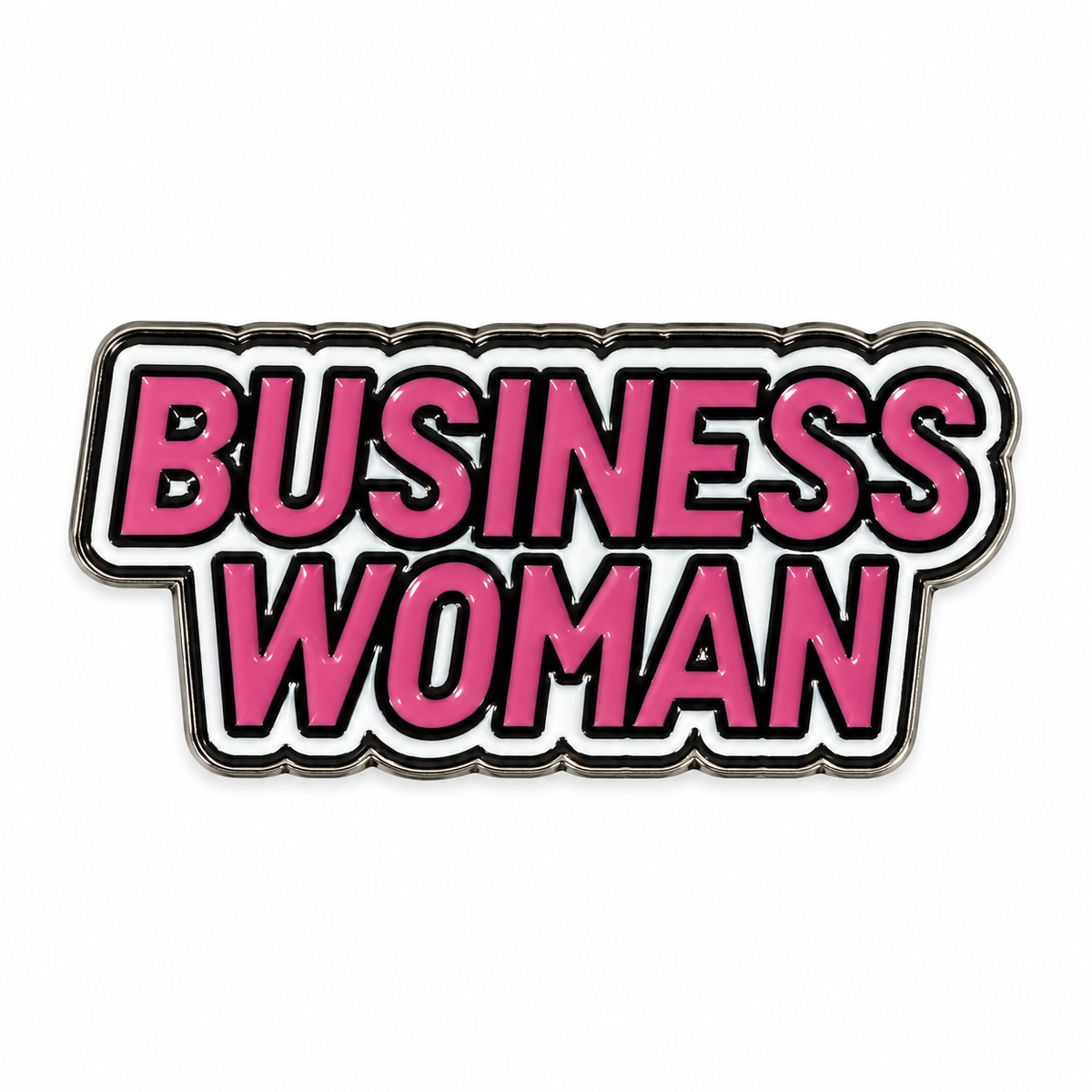 Business Woman — Metal Phone Sticker