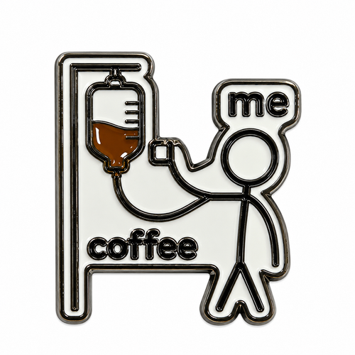 Coffee IV — Metal Phone Sticker