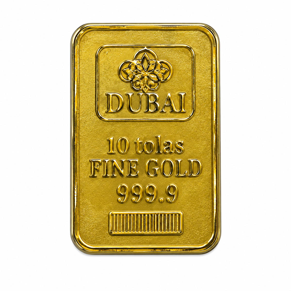 Dubai Gold Bar — Metal Phone Sticker