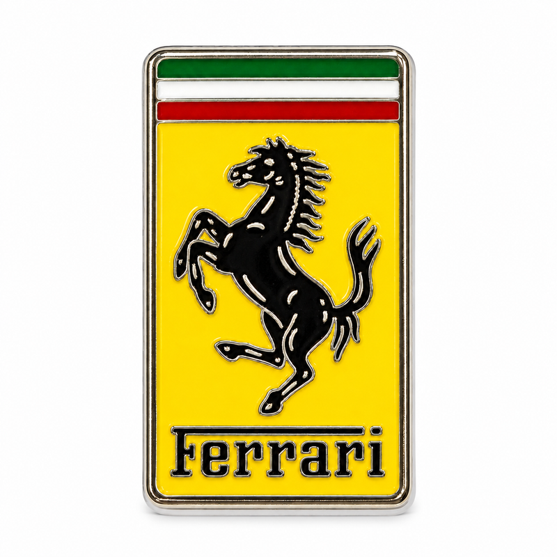 Ferrari Rectangle — Metal Phone Sticker