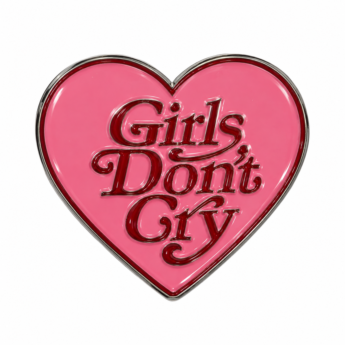 Girls Dont Cry — Metal Phone Sticker