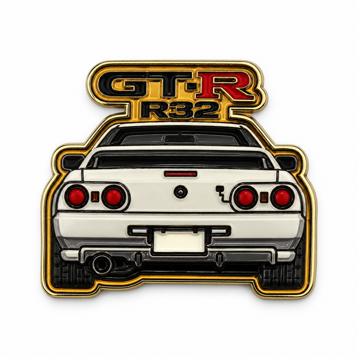 GTR R32 Rear — Metal Phone Sticker