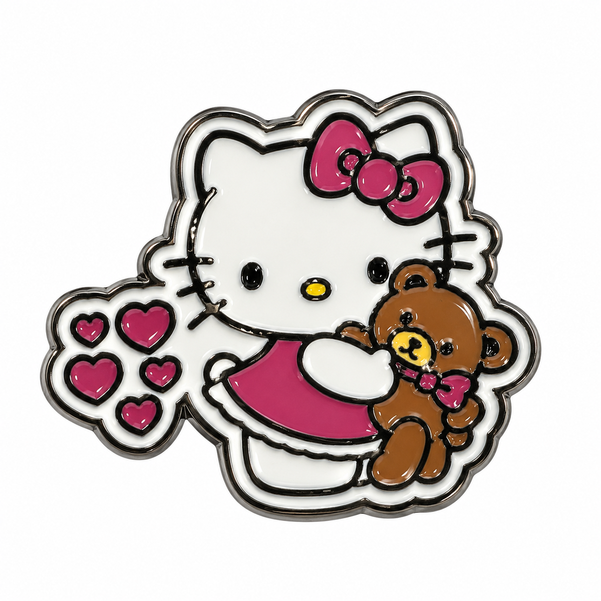Hello Kitty Teddy — Metal Phone Sticker