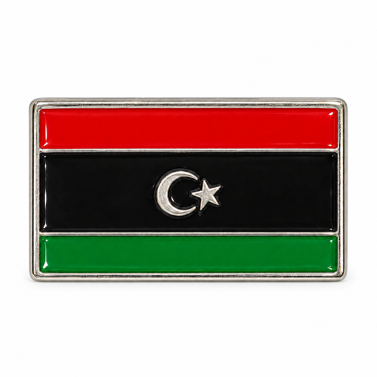 Libya Flag — Metal Phone Sticker
