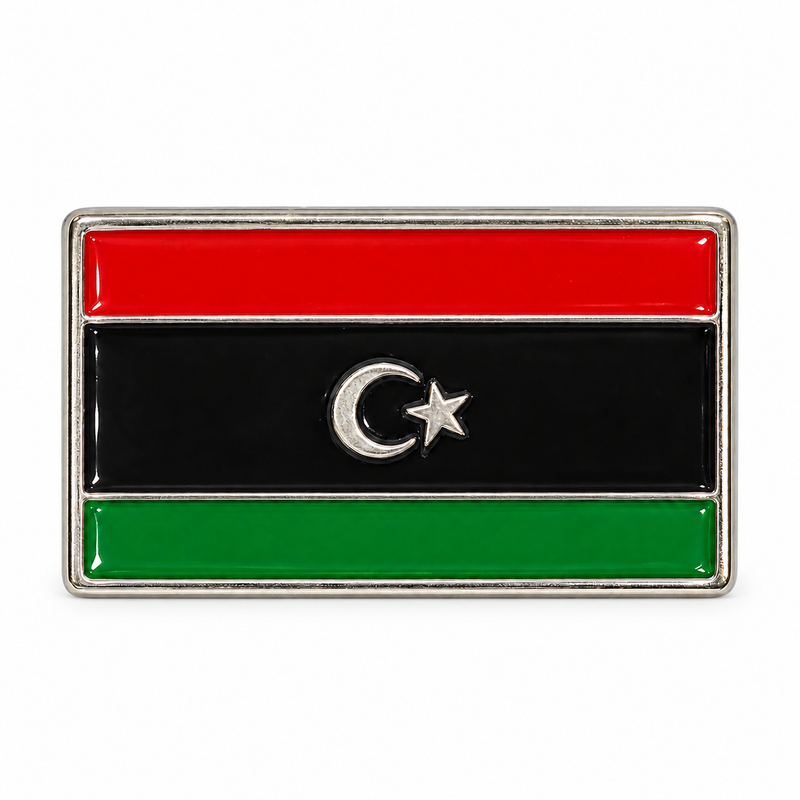 Libya Flag — Metal Phone Sticker