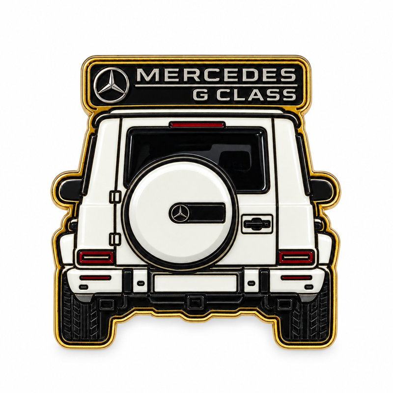 Mercedes G-Class Rear — Metal Phone Sticker