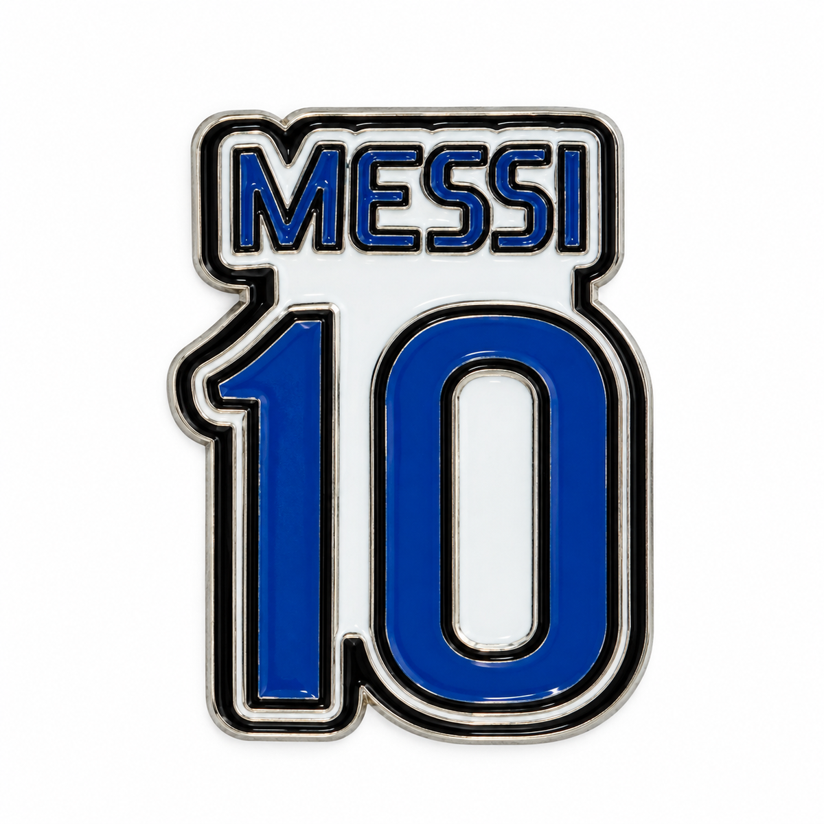 Messi Number 10 — Metal Phone Sticker