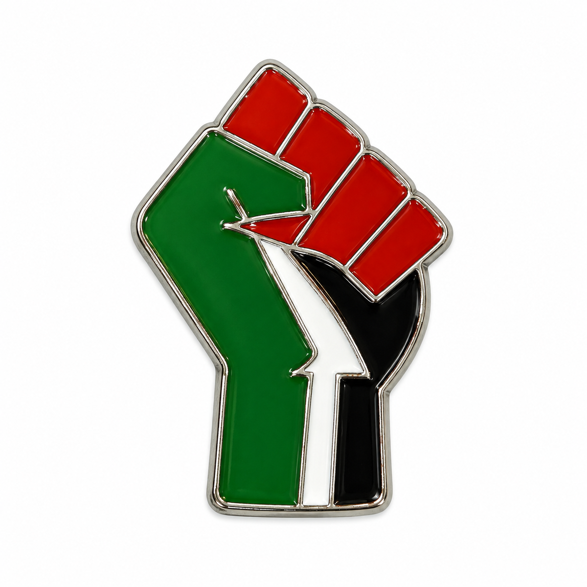 Palestine Fist — Metal Phone Sticker