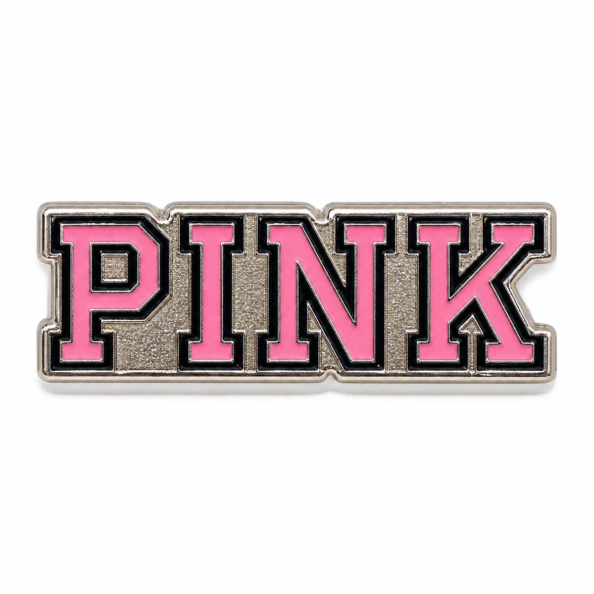 PINK Lettering — Metal Phone Sticker