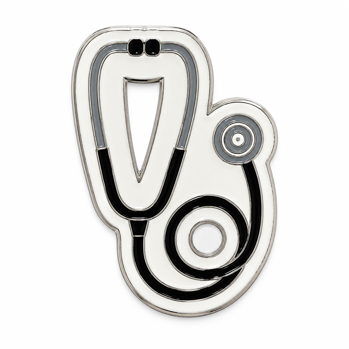 Stethoscope — Metal Phone Sticker