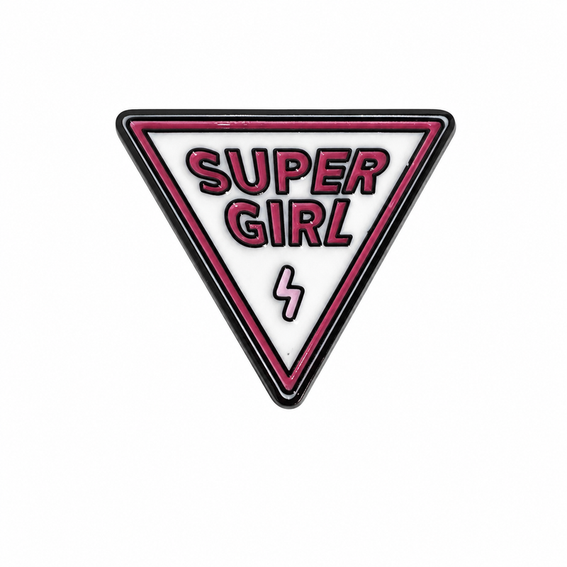 Super Girl - Metal Sticker